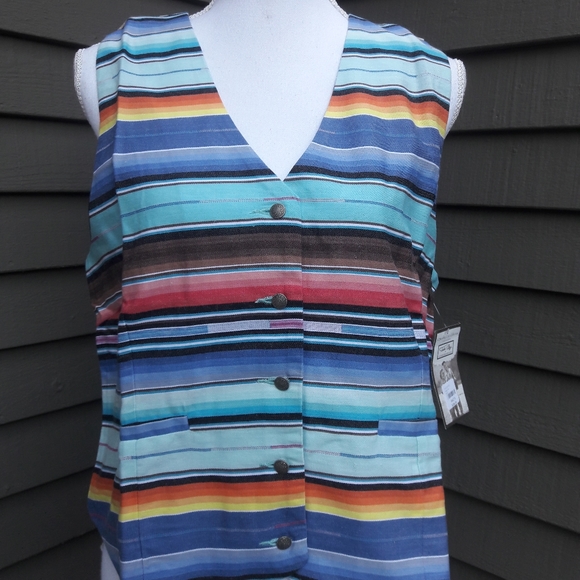 Tasha Polizzi Serape Wild West Show Vest